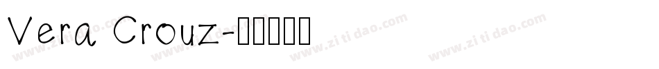 Vera Crouz字体转换